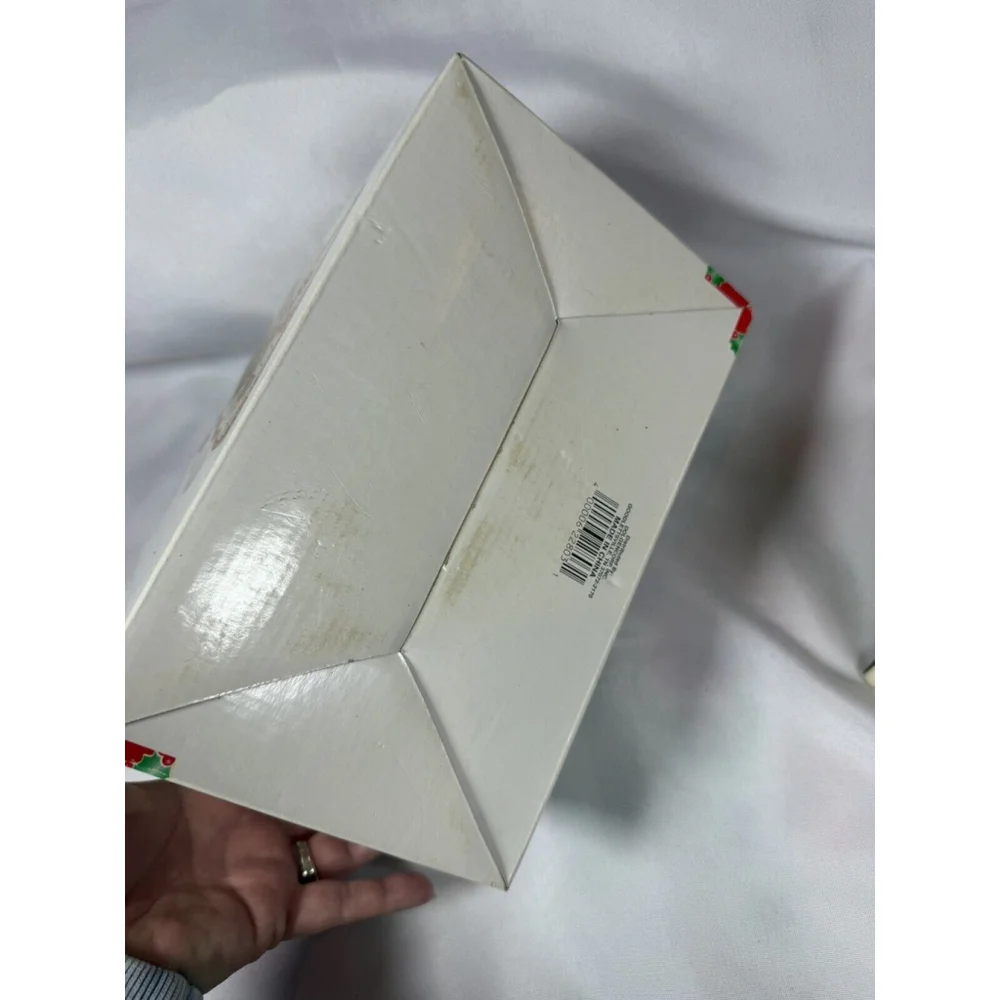 Holiday Style Porcelain Ribbon Collection Sleigh With Poinsettia EUC - Picture 11 of 11